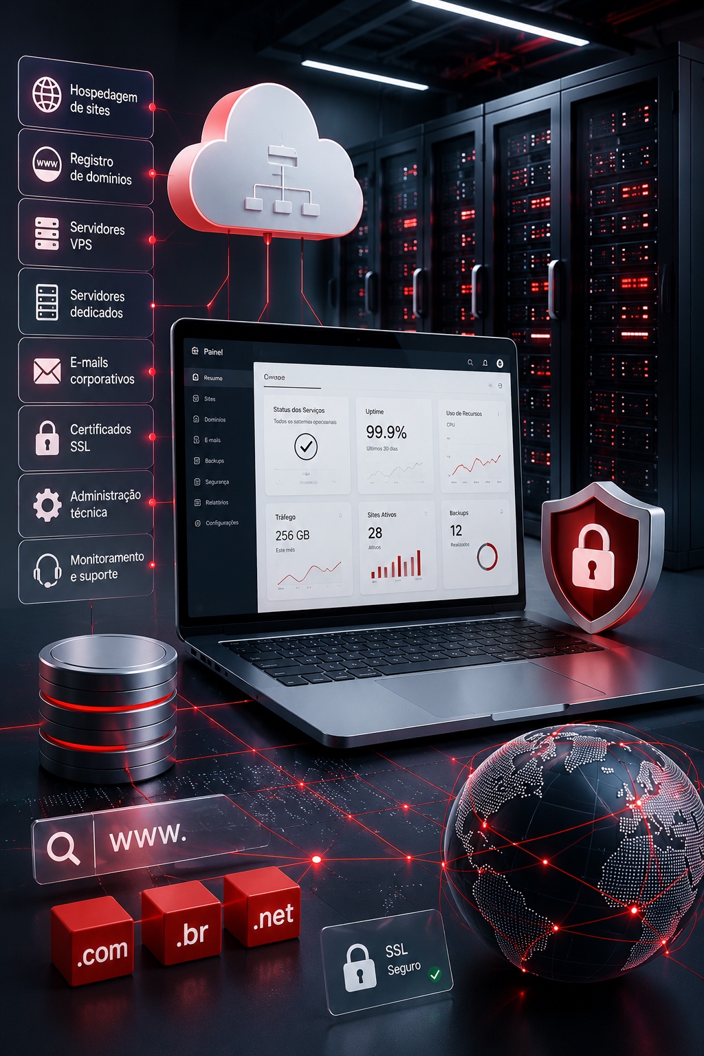 Hosting e infraestrutura