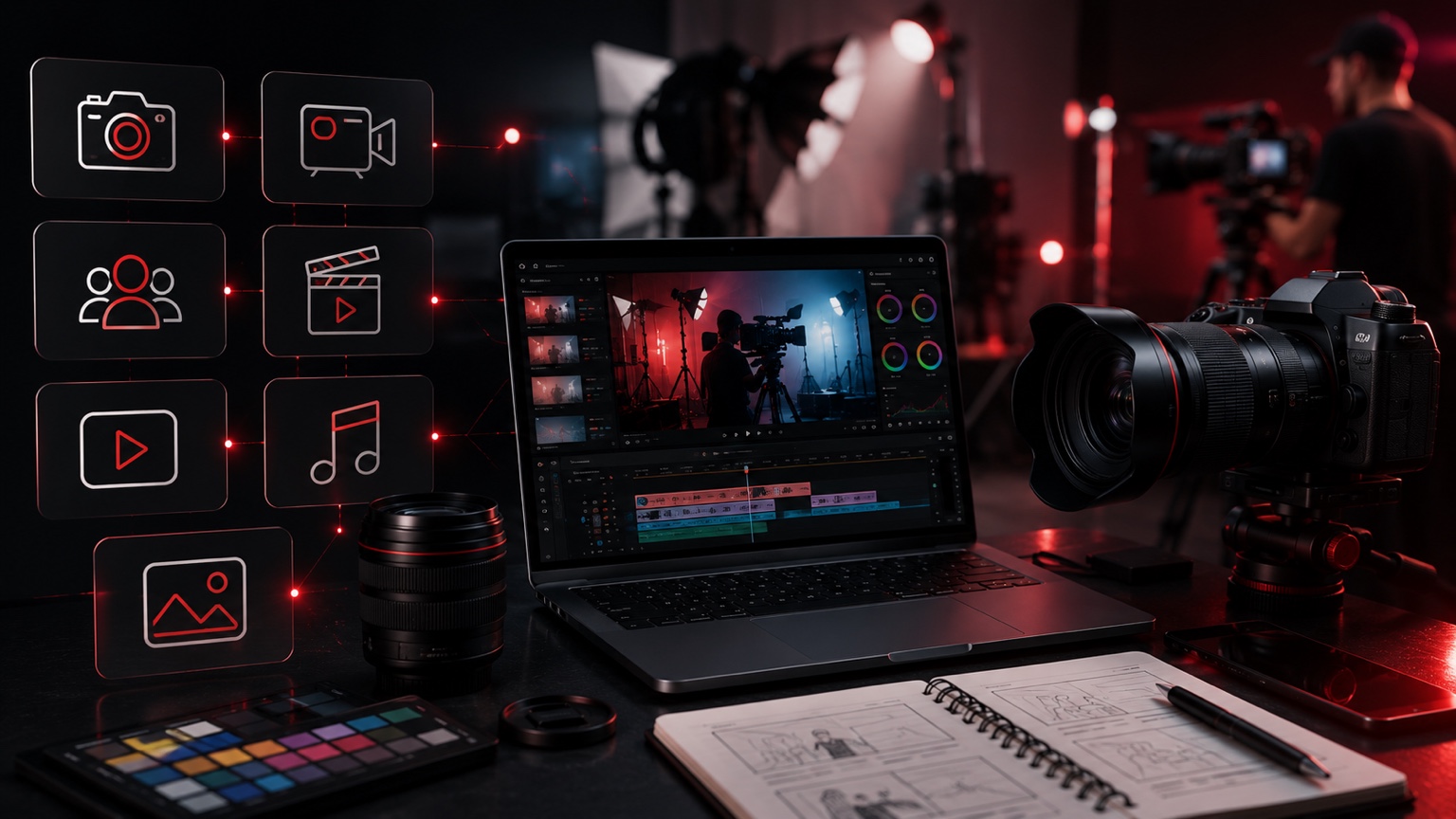 Produção audiovisual profissional