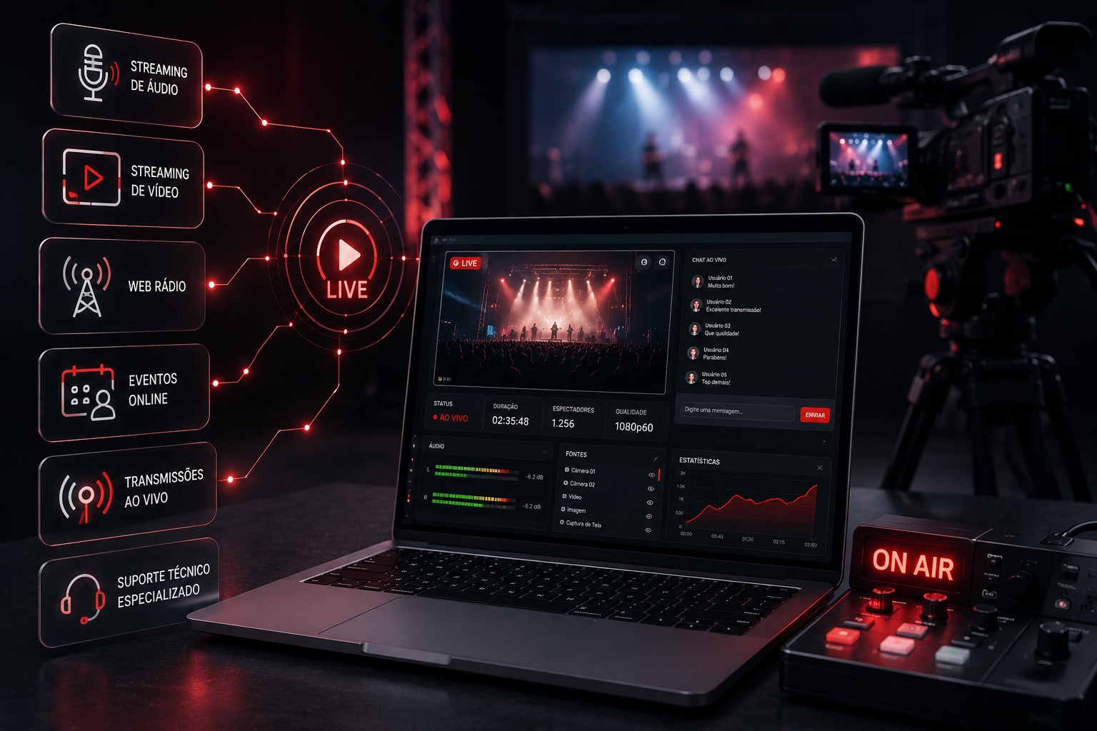 Streaming e soluções online